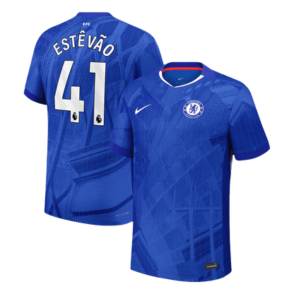 Authentic ESTÊVÃO #41 Chelsea Home Soccer Jersey 2025/26