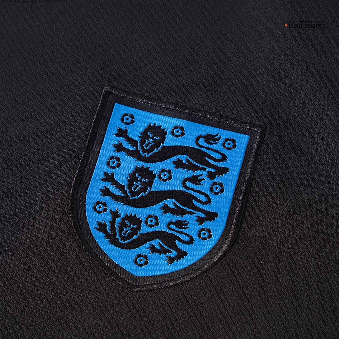 Men's England Away Soccer Jersey 2025 Black - Women's Euro
