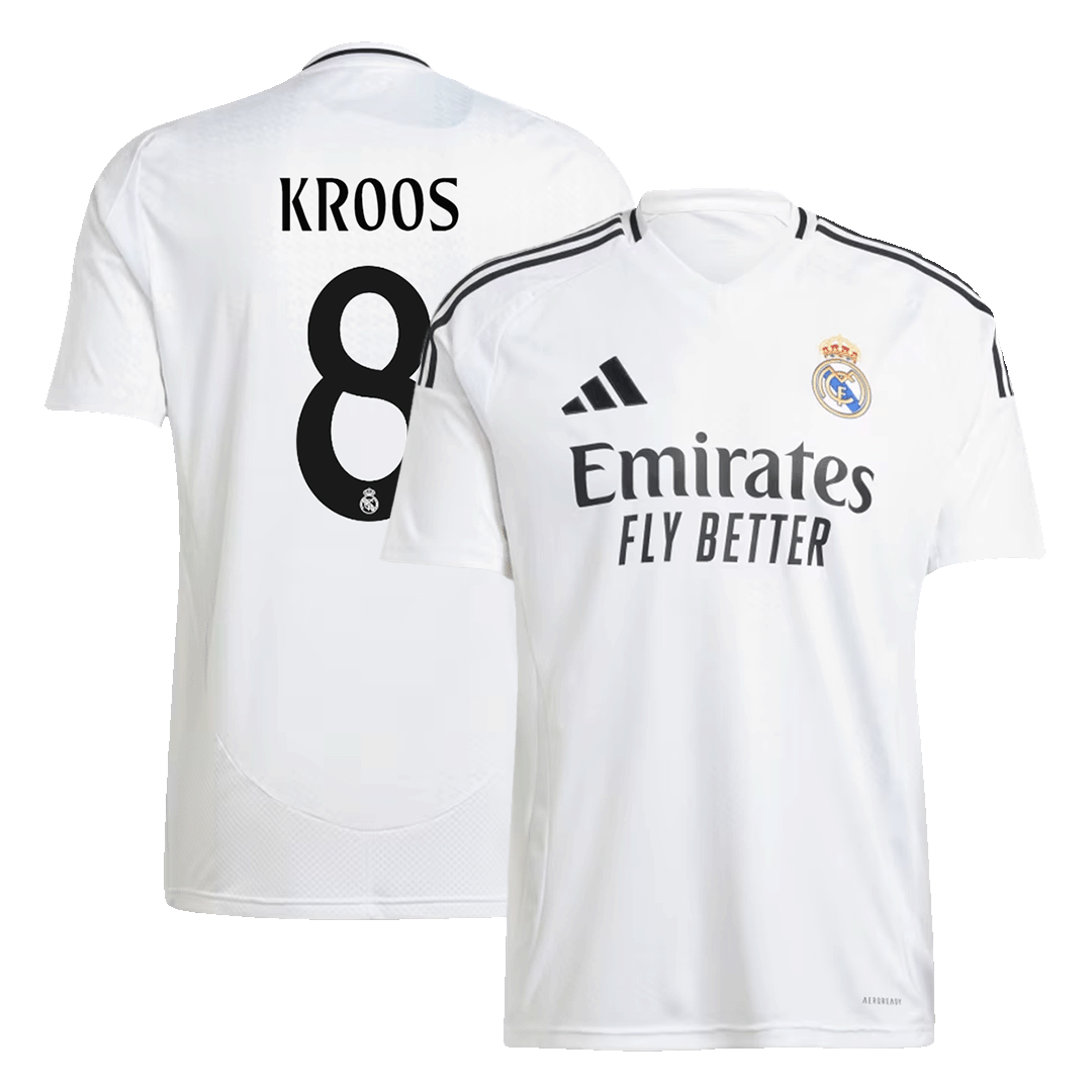 Real Madrid football shirt KROOS #8 Home 2024/25