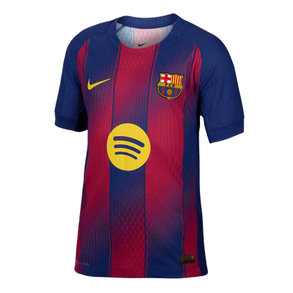 Authentic LEWANDOWSKI #9 Barcelona Home Soccer Jersey 2025/26 Red&Blue - UCL