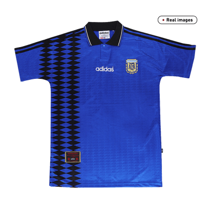 Retro #10 Argentina Away Soccer Jersey Kit(Jersey+Shorts) 1994