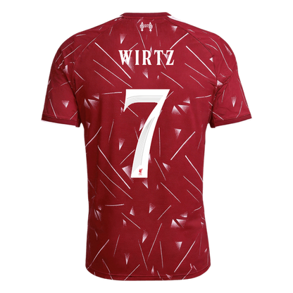 WIRTZ #7 Liverpool Home Soccer Jersey 26/27 Red - UCL