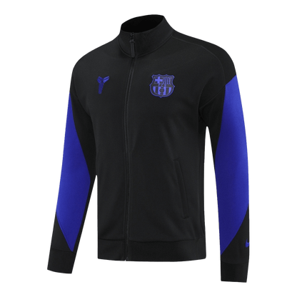 25/26 Barcelona Training Jacket Kit(Jacket+Pants) Black&Purple