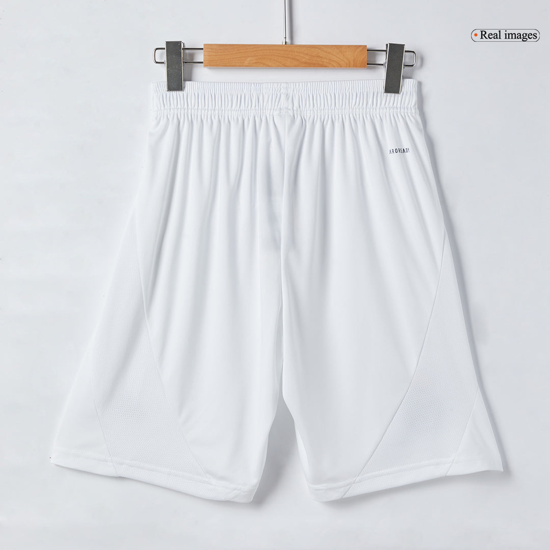 Real Madrid Home Soccer Shorts 2024/25 White