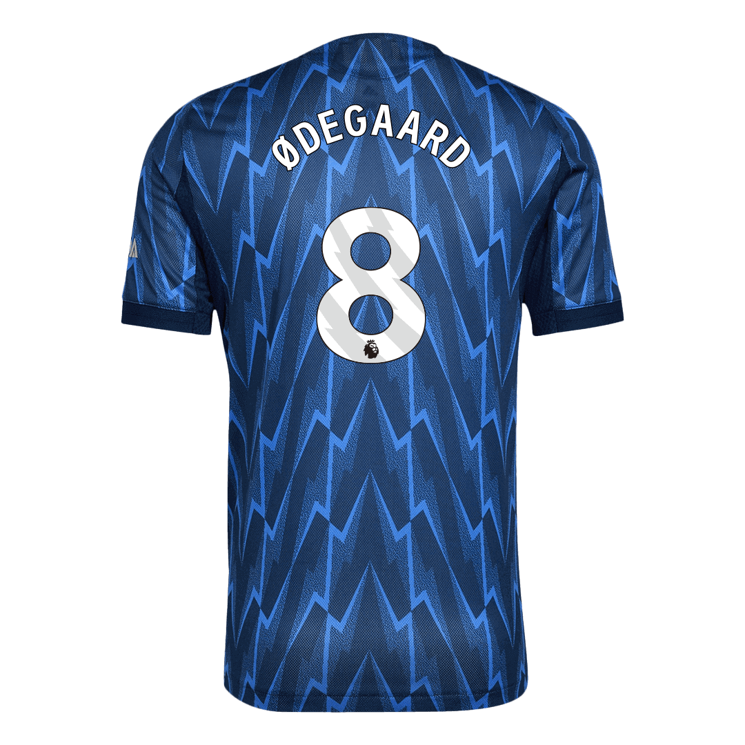 ØDEGAARD #8 Authentic Arsenal Away Soccer Jersey 2025/26 Blue
