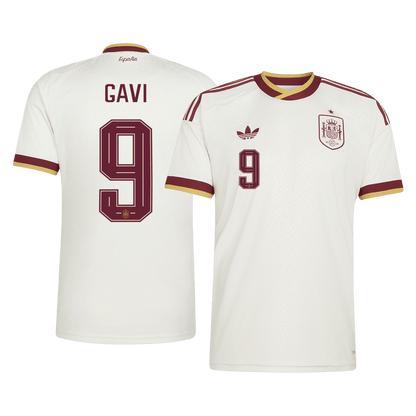 GAVI #9 Spain Away Soccer Jersey World Cup 2026 White