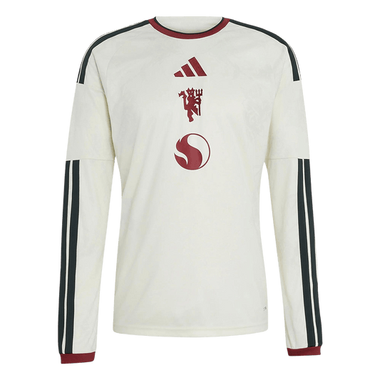 Manchester United Third Long Sleeve Soccer Jersey 2026/27 White