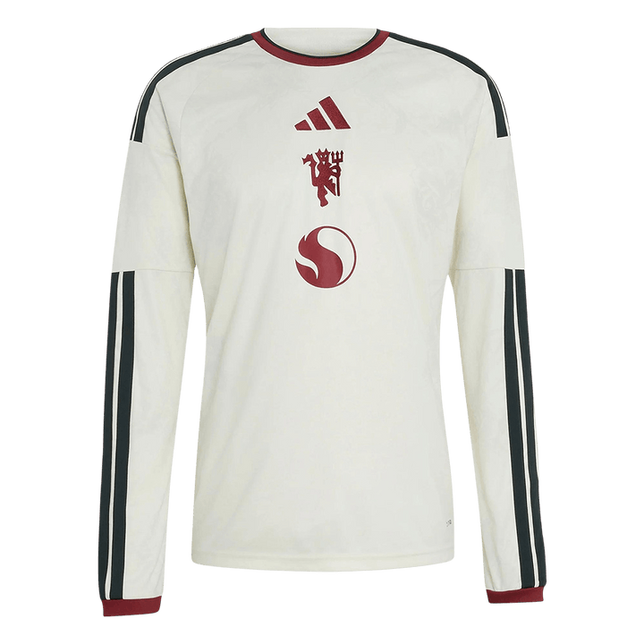 Manchester United Third Long Sleeve Football Jersey 2026/27 White