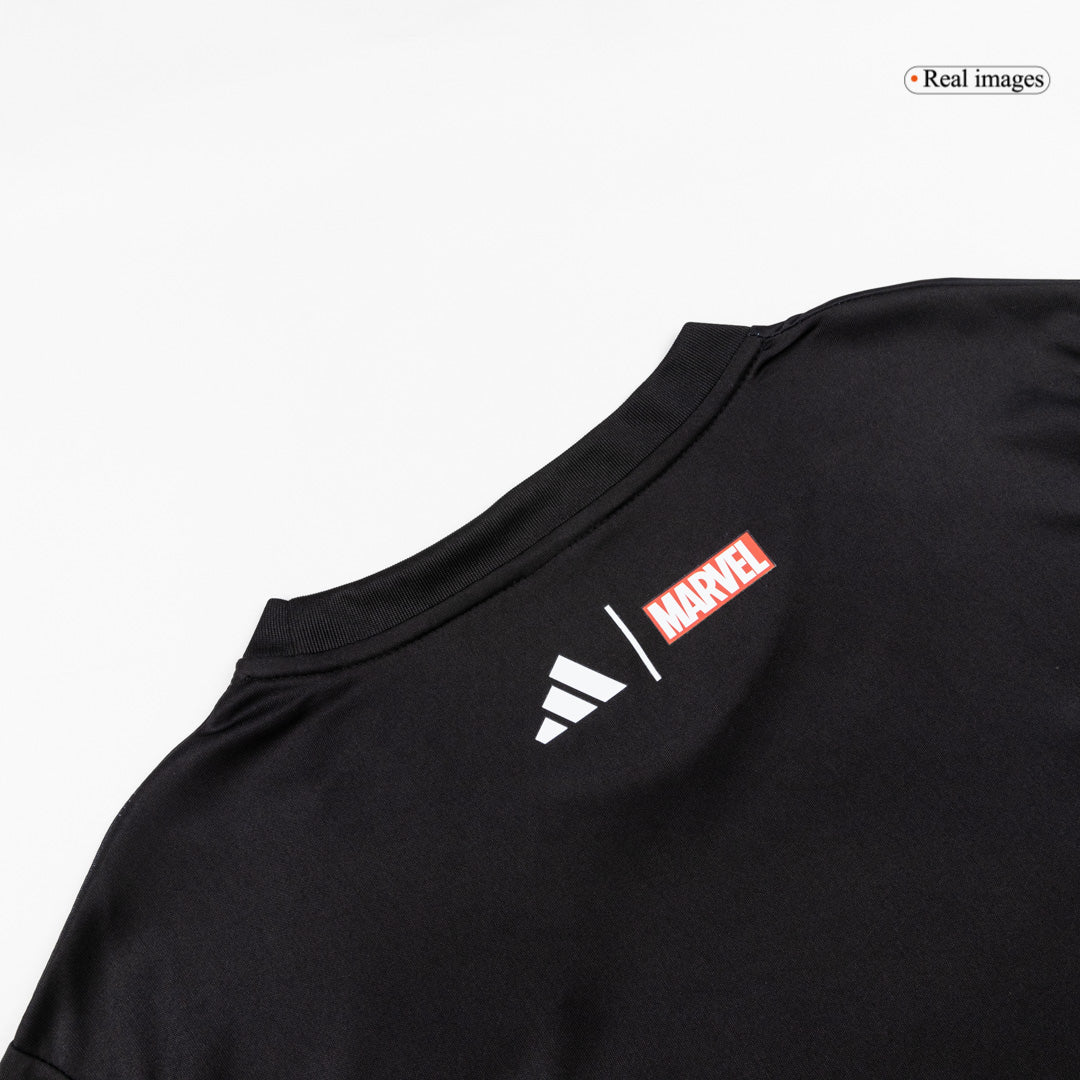 Real Madrid X Marvel Soccer Jersey 25/26 Black