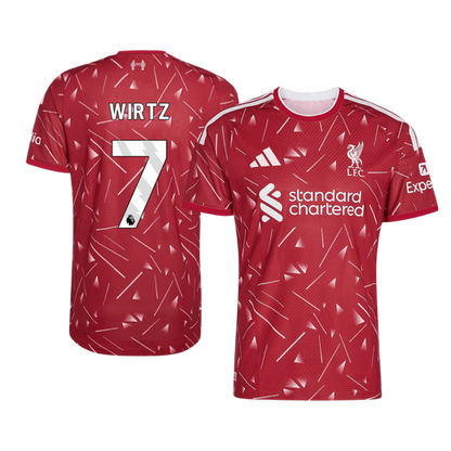Authentic WIRTZ #7 Liverpool Home Soccer Jersey 2026/27