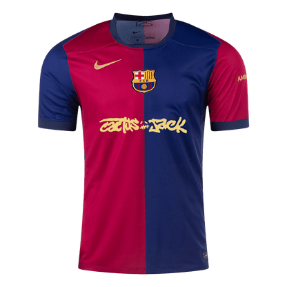 Barcelona X Travis Scott Home Soccer Jersey 2024/25 Red&Blue