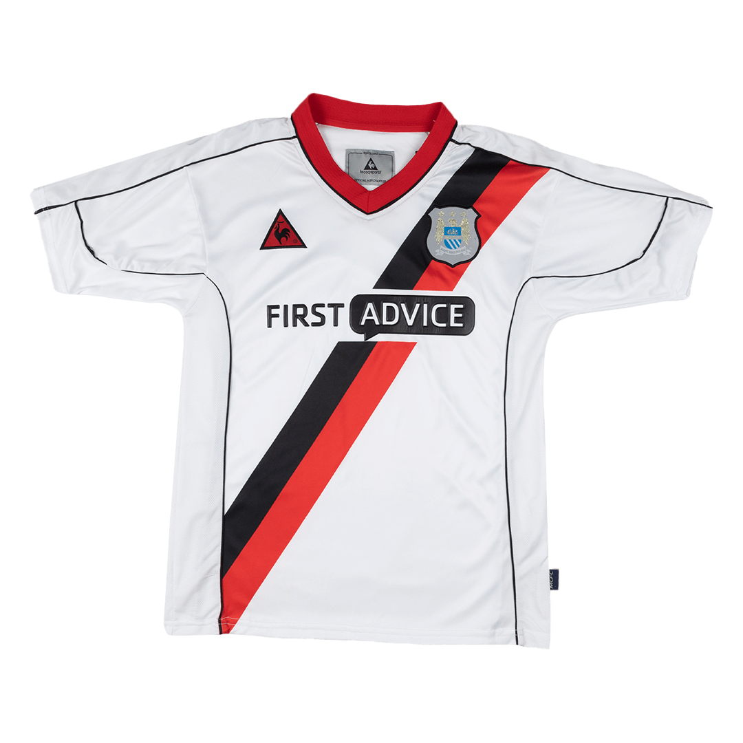 Retro 02/03 Manchester City Away Soccer Jersey White