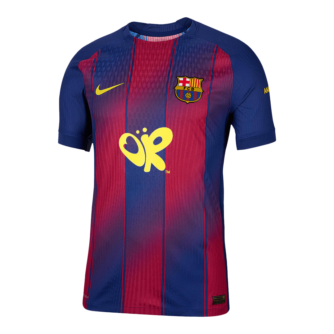 Player Version Barcelona Home Soccer Jersey 2025/26