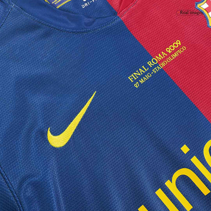 Retro A.INIESTA #8 2008/09 Barcelona Home Soccer Jersey - UCL Final