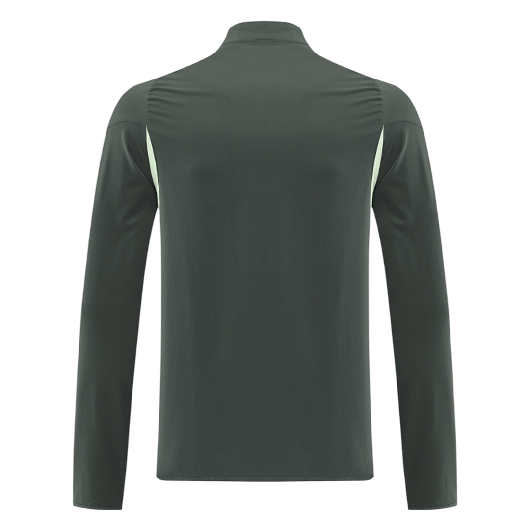25/26 Real Madrid Training Tracksuit Jacket Green