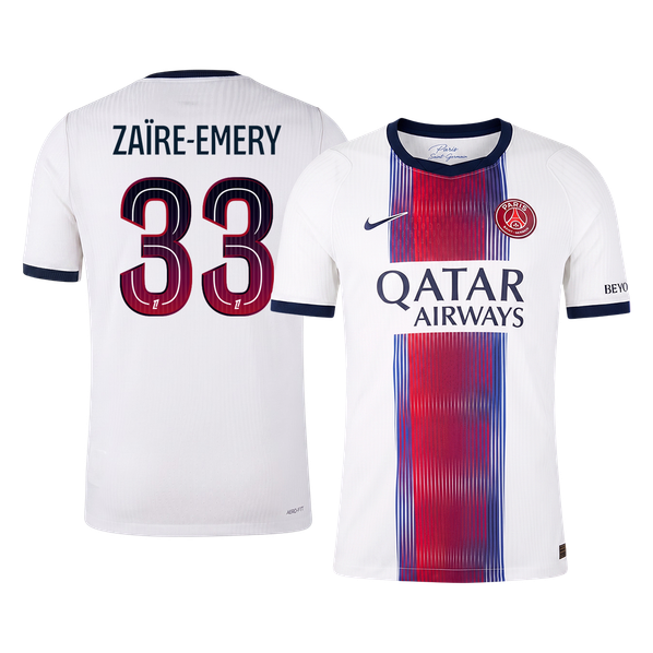 Authentic ZAÏRE-EMERY #33 PSG Away Soccer Jersey 2026/27