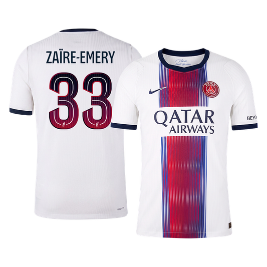 Authentic ZAÏRE-EMERY #33 PSG Away Soccer Jersey 2026/27