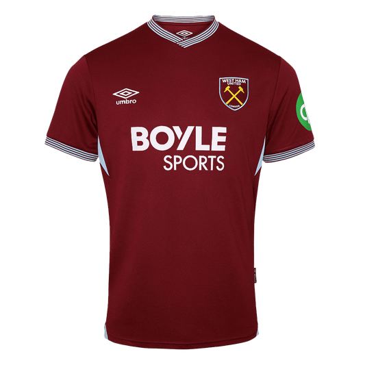 West Ham United Home Soccer Jersey 2025/26 Red