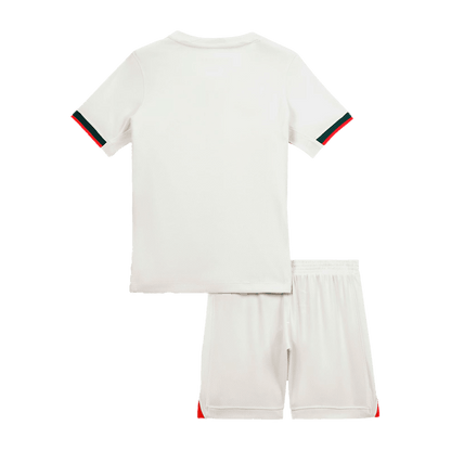 Kid's Chelsea Away Soccer Jersey Kit(Jersey+Shorts) 2025/26 White