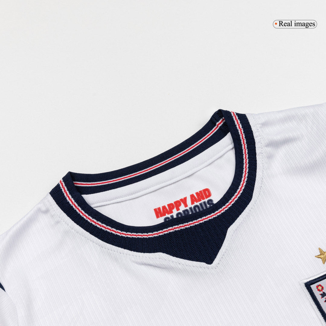 Kid's England Home Soccer Jersey Kit(Jersey+Shorts) World Cup 2026 White