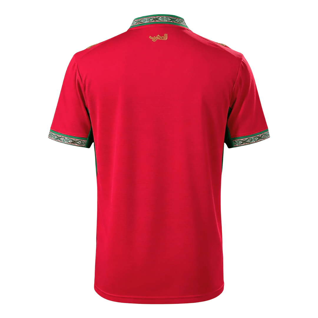 Morocco Home Football Shirt World Cup 2026 Red