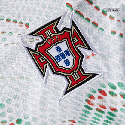 RONALDO #7 Portugal Away Long Sleeve Soccer Jersey 2025 White
