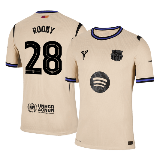 Authentic ROONY #28 Barcelona Away Soccer Jersey 2025/26