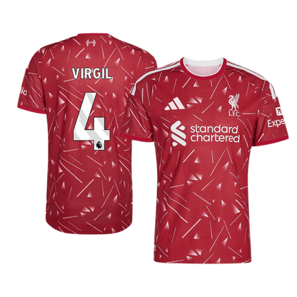 Authentic VIRGIL #4 Liverpool Home Soccer Jersey 2026/27