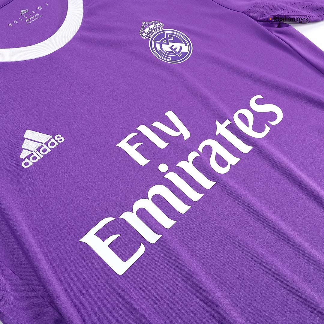 Retro RONALDO #7 2016/17 Real Madrid Away Long Sleeve Soccer Jersey