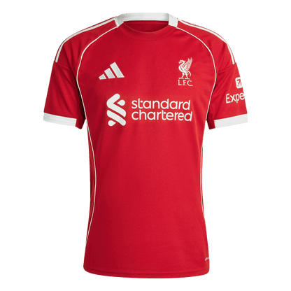 M.SALAH #11 Liverpool Home Soccer Jersey 2025/26 Red