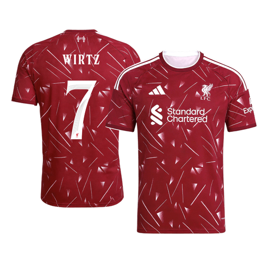 Authentic WIRTZ #7 Liverpool Home Soccer Jersey 2026/27