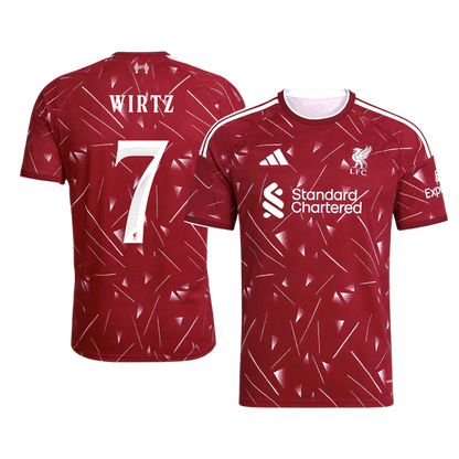 Authentic WIRTZ #7 Liverpool Home Soccer Jersey 2026/27