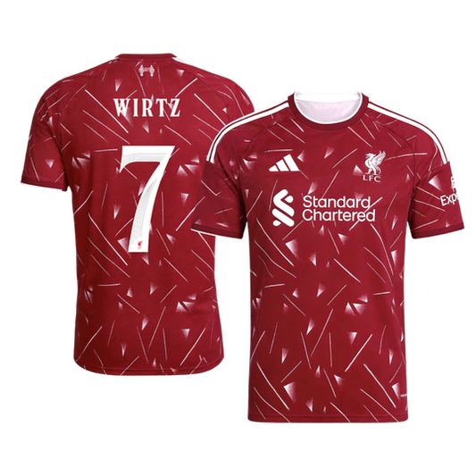 Authentic WIRTZ #7 Liverpool Home Soccer Jersey 2026/27