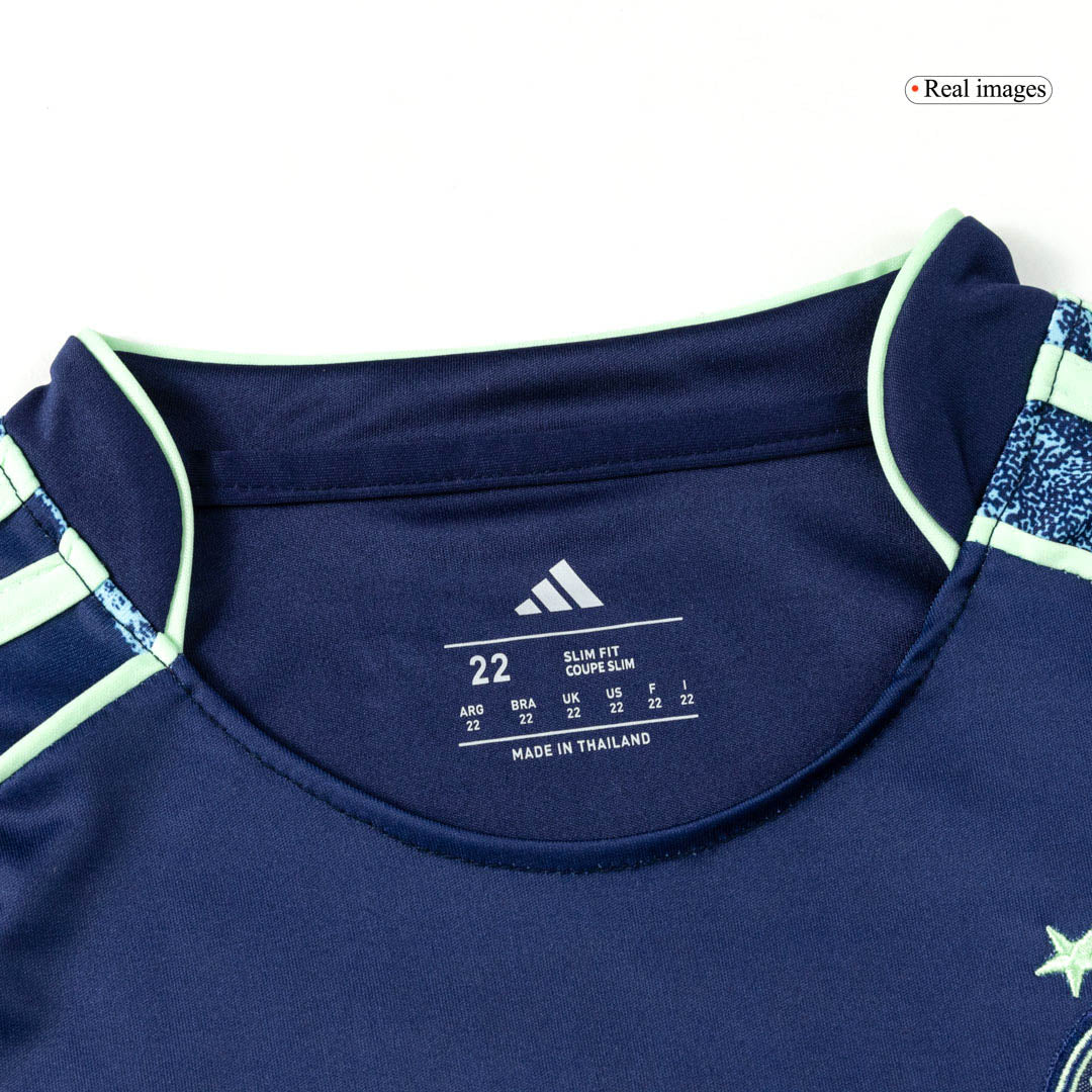 Kid's Ajax Away Soccer Jersey Kit(Jersey+Shorts) 2025/26 Navy