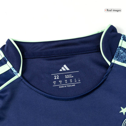 Kid's Ajax Away Soccer Jersey Kit(Jersey+Shorts) 2025/26 Navy