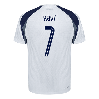 XAVI #7 Authentic Tottenham Hotspur Home Soccer Jersey 2025/26 White - UCL