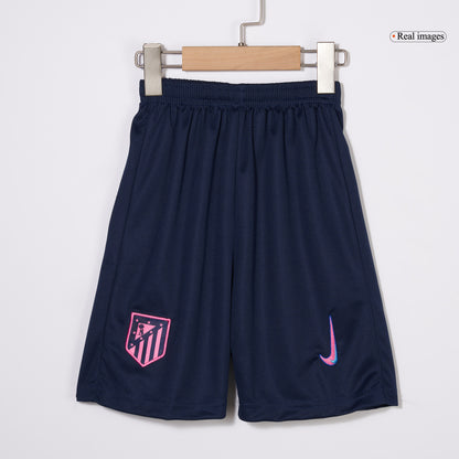 Kid's Atletico Madrid Third Away Soccer Jersey Kit(Jersey+Shorts+Socks) 2024/25