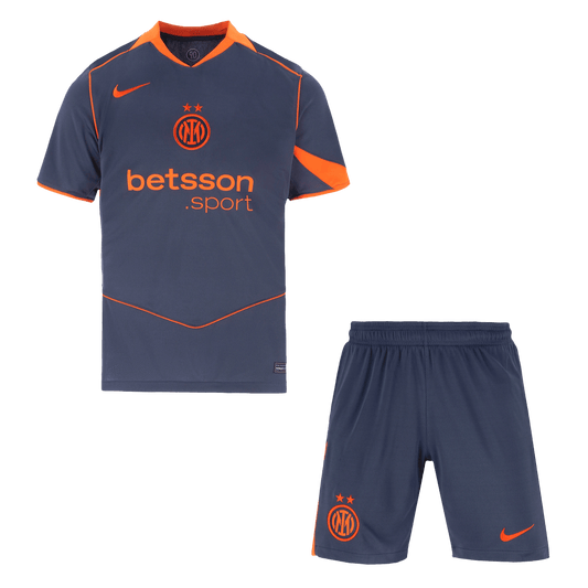 Inter Milan Third Away Soccer Jersey Kit(Jersey+Shorts) 2025/26