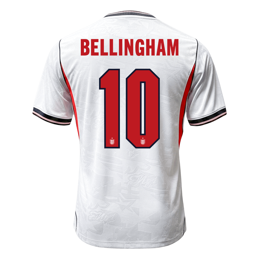 Authentic BELLINGHAM #10 England Home Soccer Jersey 2026