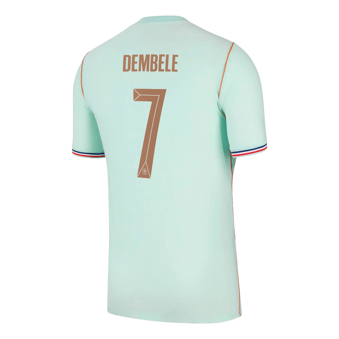 DEMBELE #7 France Away Soccer Jersey World Cup 2026 Blue
