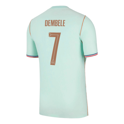 DEMBELE #7 France Away Soccer Jersey World Cup 2026 Blue