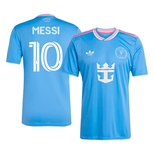MESSI #10 Inter Miami Third away Soccer Jersey 2025 Blue