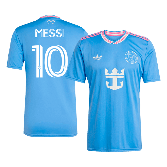 MESSI #10 Inter Miami Third away Football Shirt 2025 Blue