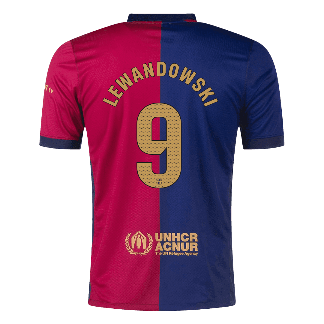 LEWANDOWSKI #9 Barcelona Home football shirt 2024/25