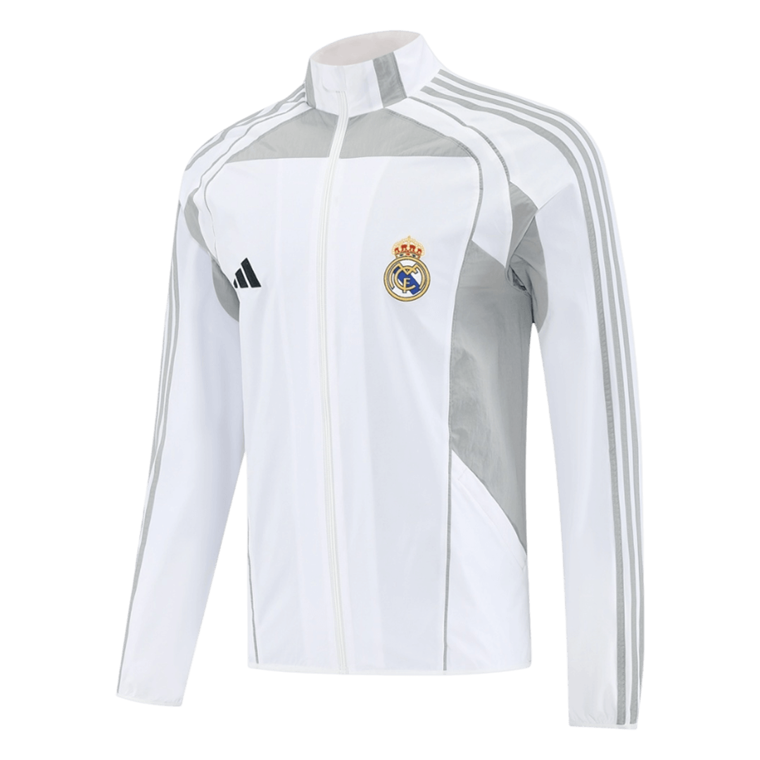 25/26 Real Madrid Windbreaker Jacket White