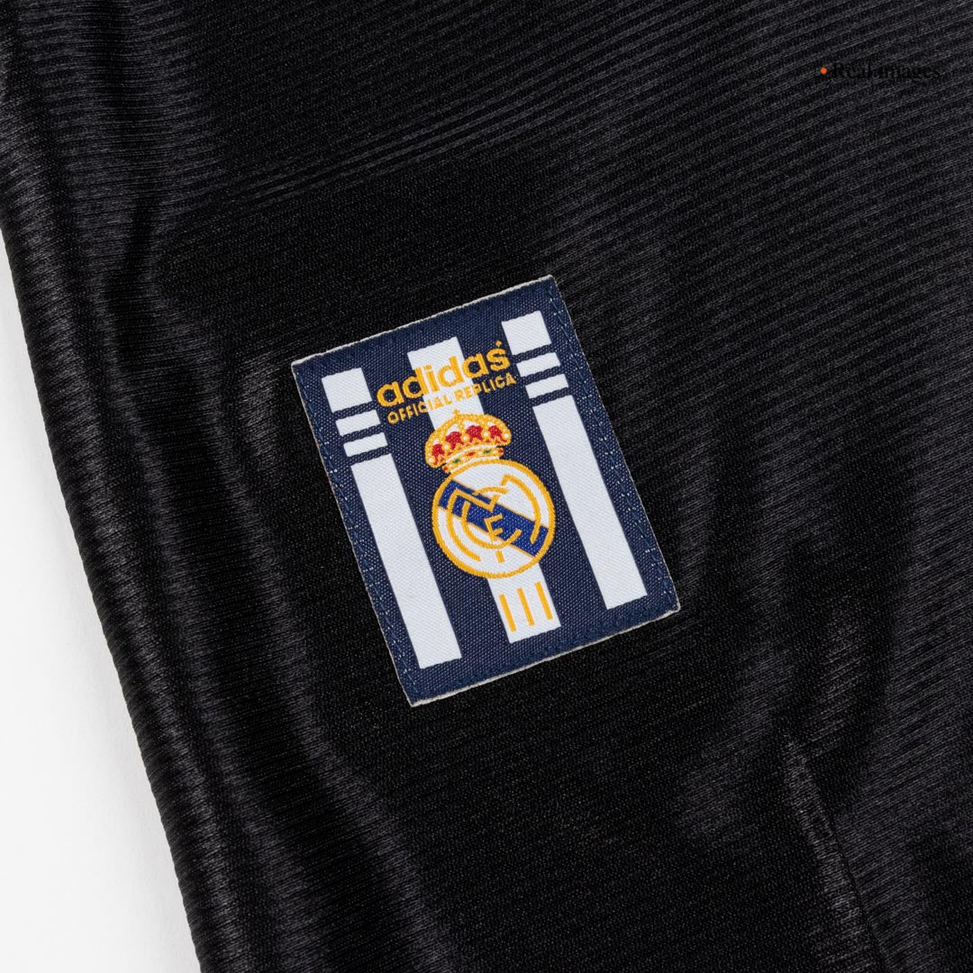 Retro 99/01 Real Madrid Away Soccer Jersey Black