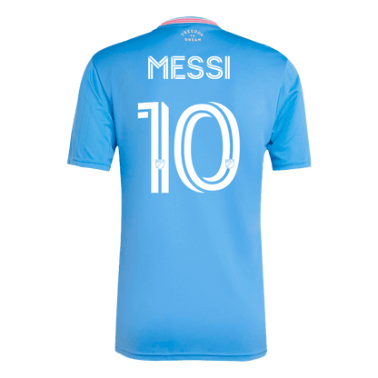 MESSI #10 Inter Miami Third away Soccer Jersey 2025 Blue