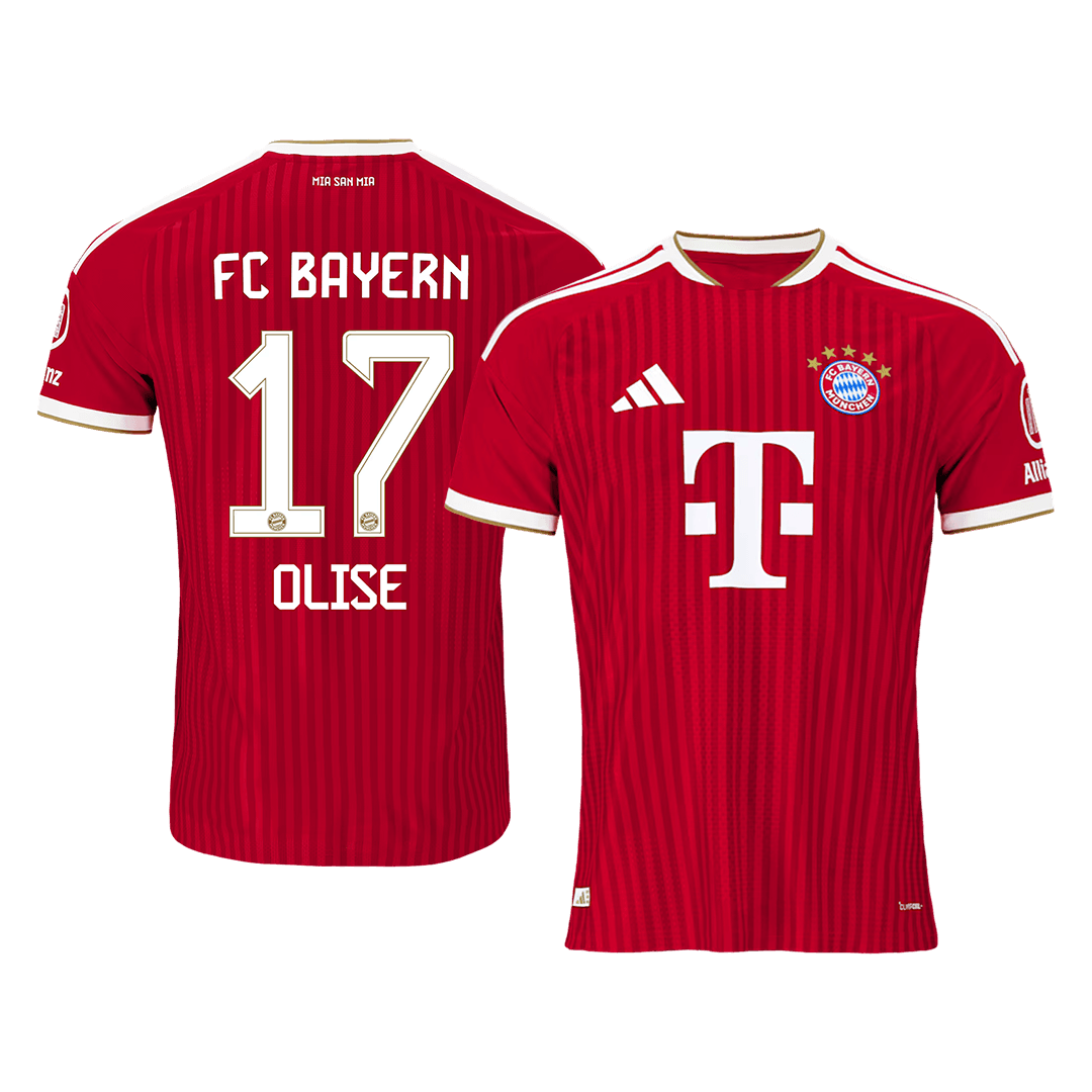 Authentic OLISE #17 Bayern Munich Home Soccer Jersey 2026/27