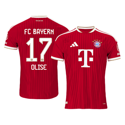 Authentic OLISE #17 Bayern Munich Home Soccer Jersey 2026/27