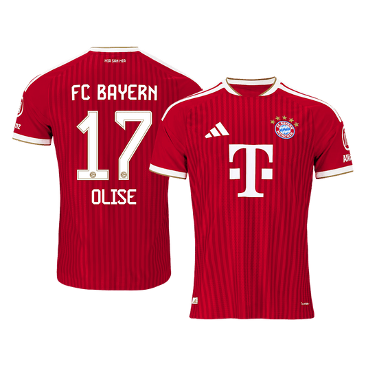 Authentic OLISE #17 Bayern Munich Home Soccer Jersey 2026/27